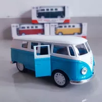 Diecast Mobil VW Combi Alloy - Mainan Miniatur Volkswagen Car Classic