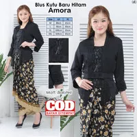 Kebaya modern hitam / Atasan kebaya hitam / Kebaya kutubaru hitam