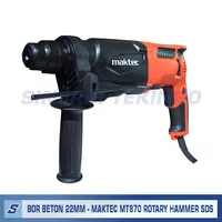 Mesin Bor Beton - MAKTEC MT870 Rotary Hammer Drill SDS MT 870 [22mm]