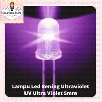 Lampu Led Bening Ultraviolet UV Ultra Violet 5mm