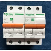 MCB Domae / Mini Circuit Breaker Schneider 2P 2A , 2P 4A (Harga Sama)