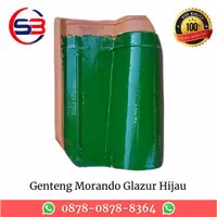 Genteng Morando Glazur Hijau / Genteng Murah Berkualitas