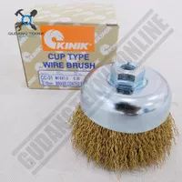 Kinik Sikat Mangkok 3 Inch CC31 / Cup Brush Steel Wire 3in Kinik CC 31