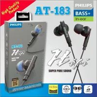 HEADSET HANDSFREE PHILIPS AT-183 SUPER PURE SOUND AT183 EARPHONE