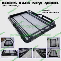 Rack bagasi atas mobil model jaring new buzz rack plus cross bar