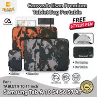 Tas Tablet Bag Case Casing Army Cover Samsung Tab 10 S4 S6 S7 A7 Lite
