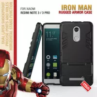 Xiaomi Redmi Note 3 Iron Man Shockproof Armor Hybrid Hard & Soft Case