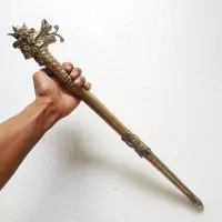 Tongkat Komando Naga Raja Kuningan Isi Keris Antik Unik