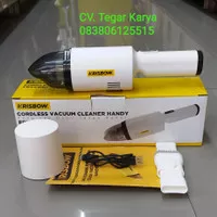 KRISBOW VACUM CLEANER PORTABLE CORDLESS VACUM CLEANER TANPA KABEL 7.4V