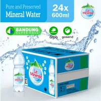 Le Minerale Dus | 600ml x 24 | Air Mineral PROMO MAYORA bukan AQUA VIT