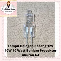 Lampu Halogen Kacang 12V 10W 10 Watt Bohlam Proyektor ukuran G4