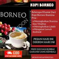Kopi Borneo Stamina Pria Dewasa Kopi herbal Kejantanan Pria Sejati Ori
