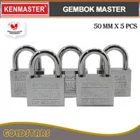 Gembok Master Key Set 50mm x 5 pcs Kenmaster Security Lock