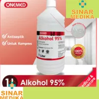 ALKOHOL 95% 1 LITER . DESINFEKTAN DAN ANTISEPTIK 95%