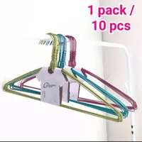 Hanger warna 10 pcs / Hanger besar berwarna