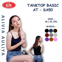 Tanktop Polos Wanita / Tank top Tali Kecil Golden Nick art.ATSA50