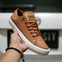 Sepatu Sneakers pria Converse 70s pendek kulit premium