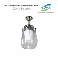 MT EDMA CEILING FAN BLOOM 42 INCH BN/BCH / KIPAS LAMPU / REMOTE