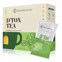 (Exp 2022) Kinohimitsu detox tea 14 pcs (peppermint & ginger)