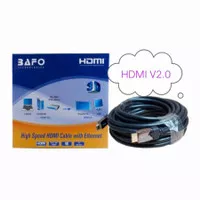Kabel Hdmi Bafo 30m Full Hd / High Speed 30 Meter 30 M / Hdmi 30meter