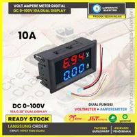 Volt Ampere Meter Digital DC 0-100V 10A 0.28" Dual Display Voltampere