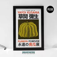 Lukisan Repro Yayoi Kusama - Yellow Pumpkin Forever, 2019 A2 60x40cm