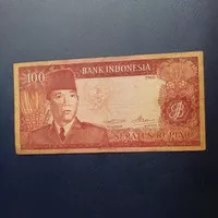 Uang Kuno 100 Rupiah Soekarno 1960 Langka