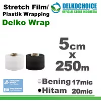 Plastik Wraping Stretch Film 5cm x 250m DELKOWRAP WRAPPING / SATUAN
