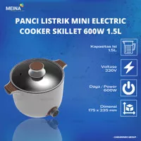 PANCI LISTRIK MINI ELECTRIC PAN COOKER SKILLET 600W 1.5L PORTABLE