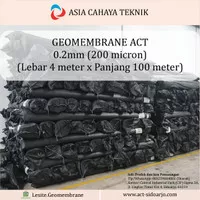 Terpal Tambak Geomembrane ACT 0.2mm x 4m x 100m