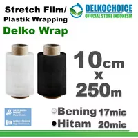 Plastik Wraping Stretch Film 10cm x 250m DELKOWRAP WRAPPING / SATUAN