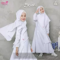 Gamis Putih Anak Usia 1-13th Farwah 02 Wolly Series By Paku Payung