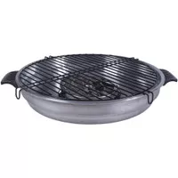 Alat Pemanggang Fancy Grill Stainless 33 cm / Panggangan Putar Multi