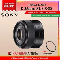 Lensa Sony E 35mm F1.8 OSS / SEL35F18 Free Filter NISI 49mm - RESMI