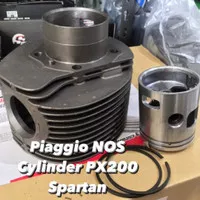 blok block cylinder mesin vespa spartan excel 200 original piaggio