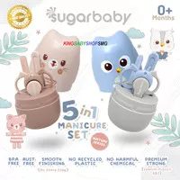 Sugar Baby 5in1 Baby Manicure Set Nature Series Gunting Kuku Bayi Set