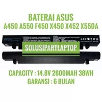 BATERAI Asus X450 X452 X452C X452CP X452E A41-X550 A41-X550A