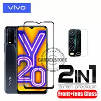 Tempered Glass VIVO Y20 (2021) Paket Tempered Glass Layar & Kamera