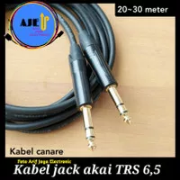 Kabel jack akai stereo jack TRS 6,5 mm kabel canare 20 sampai 30 meter