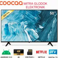 COOCAA LED TV 50inch SMART ANDROID 10.0-4K DIGITAL TV 50S5G PRO