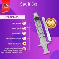 Spuit 5cc Syringe 5cc Suntikan Tinta 5ml Spuid Ukuran 5ml Plus Jarum