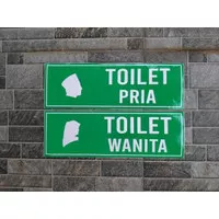 stiker toilet wanita / stiker toilet pria / sticker sign mesjid