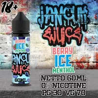 JANCUK EJUICE 0mg Berry Ice Menthol 60ml Liquid Vape Non Nic Mint