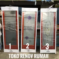 Pintu aluminium (FULL KACA+KUSEN+handle pintu) KUALITAS Premium