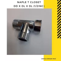 NEPLE NAPLE NEPLE T CLOSET JET TOILET SHOWER T CABANG CLOSET 1/2INC