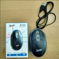 Mouse K-One B100 Mouse USB lampu Optik Wired Kabel - Mouse Murah