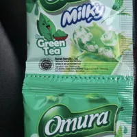Omura Milky Powder Drink green tea matcha bukan marimas topice 10 pcs