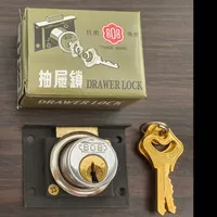 Kunci Laci / Lemari / Drawer Lock Shanghai 808 Tipe HL502P Besar