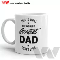 Gelas Mug Kado Gift Hadiah Souvenir Mug Best Dad Mug Greatest Dad v3