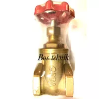 Gate valve brass onda kuningan 1 1/2 inch 1.5
